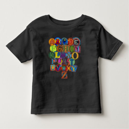 Toddler Alphabet Toddler T_shirt