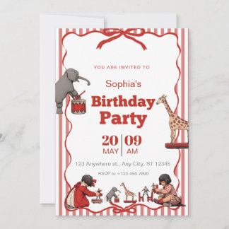 Toddler and young children StoryBook Invitation