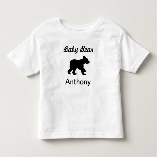 Toddler Baby Bear t_shirt
