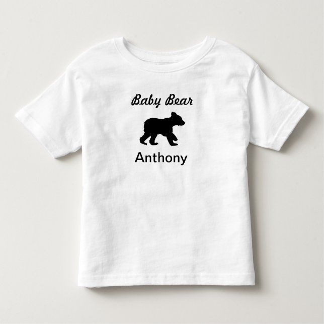 Toddler Baby Bear t-shirt (Front)