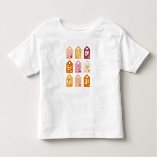 toddler basic alphabet toddler t-shirt