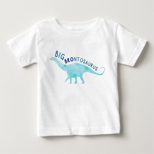 Toddler Big Brontosaurus Dinosaur Brother T_Shirt