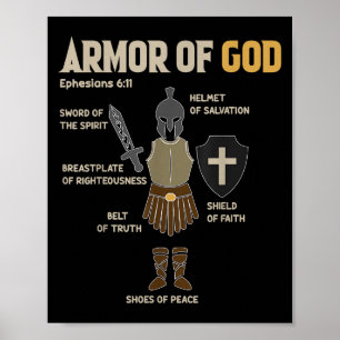 Toddler Boy Armor Of God Brother Son Men Kid Chris Poster
