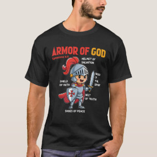 Toddler Boy Armor Of God Brother Son Men Kid Chris T-Shirt