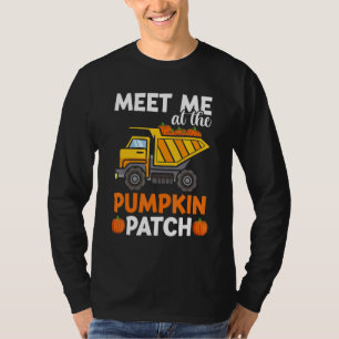 Toddler Boys Thanksgiving  Pumpkin Patch Truck Kid T-Shirt