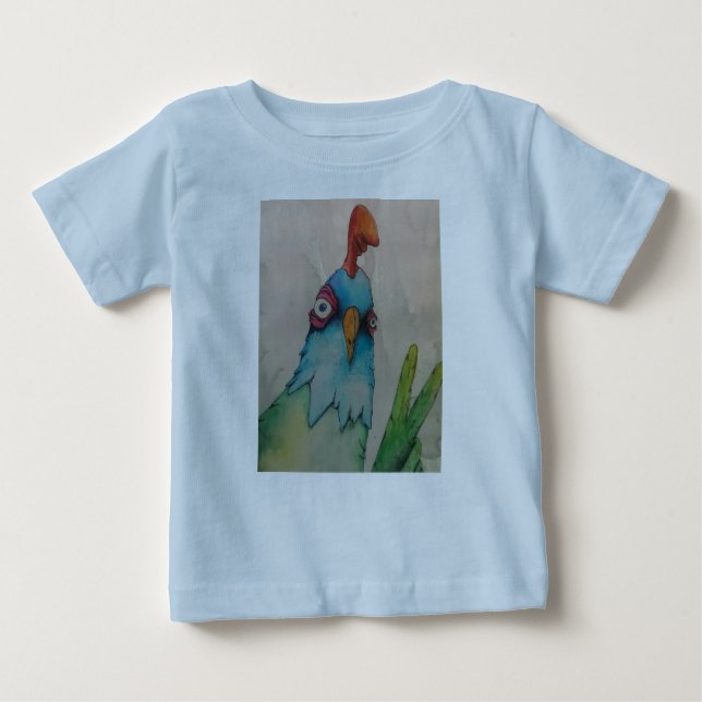 toddler chicken baseball t-shirt (Front)