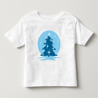 Toddler Christmas T-shirt Blue Holiday Classic Tee