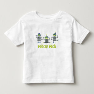 TODDLER CLOTHING :: robots x 3 T-shirt