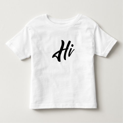 Toddler Cute Hi T_shirt 