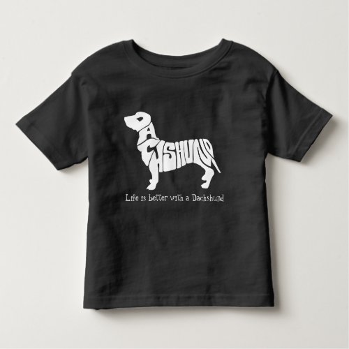 Toddler Dachshund Dog T_Shirt