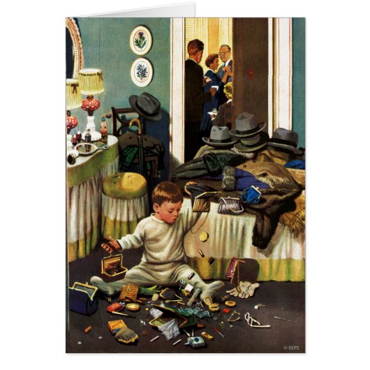 Toddler Empties Purses (Front)