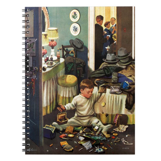 Toddler Empties Purses Notebook (Front)