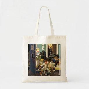 Toddler Empties Purses Tote Bag