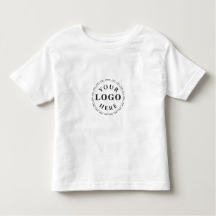 Toddler Fine Jersey Shirt with Custom Logo