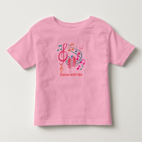 Toddler Fine Jersey T_Shirt Dance with me 