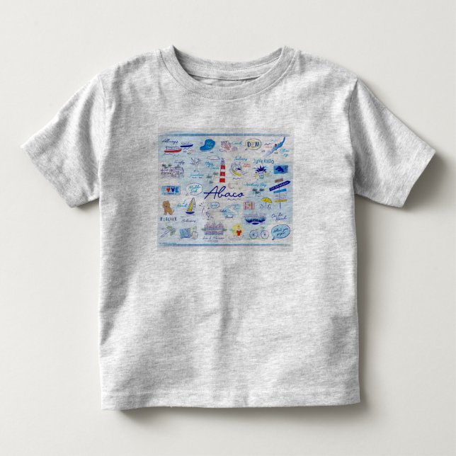 Toddler Fine Jersey T' "The ABC's of Hope Town" Toddler T-shirt (Front)