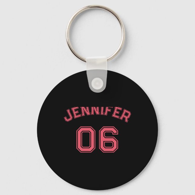 Toddler Girl Nk Name Jersey Number Srts Cotton Tod Keychain (Front)