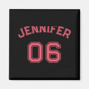 Toddler Girl Nk Name Jersey Number Srts Cotton Tod Magnet