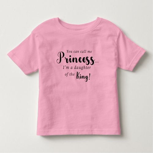 Toddler Girl Princess Shirt _ Christian 