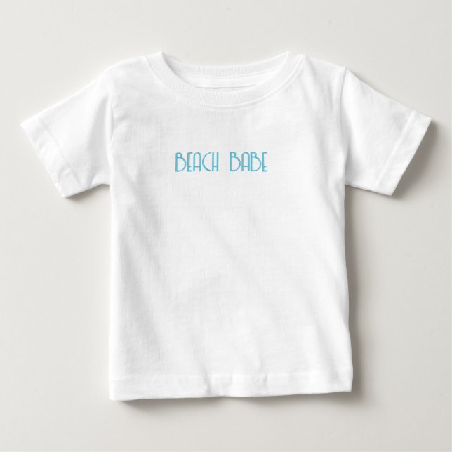 Toddler Girls T-Shirt - Beach Babe (Front)