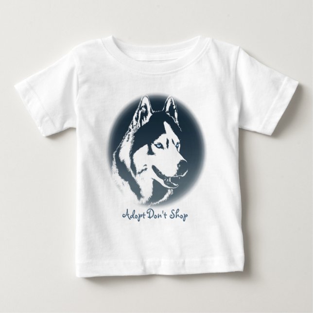 Toddler Husky Dress Husky Puppy Baby Dresses (Front)