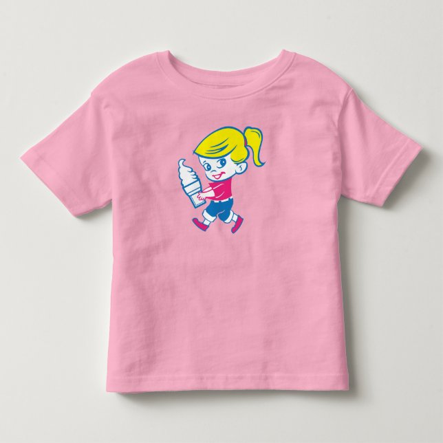 Toddler Ice Cream Girl Tee  (Front)