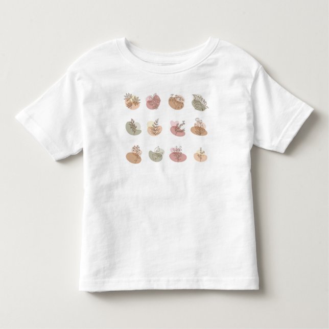 Toddler & Kids T-Shirt with Adorable Little Illust (Front)