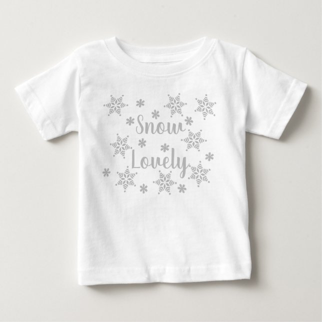 Toddler/Kids' Winter T-Shirt - Snow Lovely (Front)