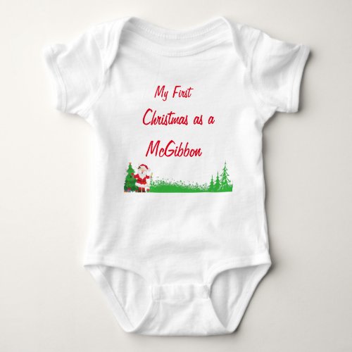 Toddler My First Christmas   Bodysuit