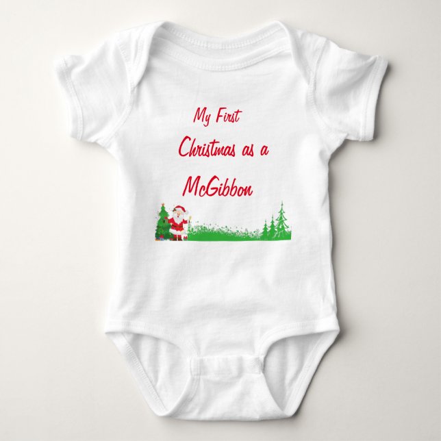 Toddler My First Christmas   Bodysuit (Front)