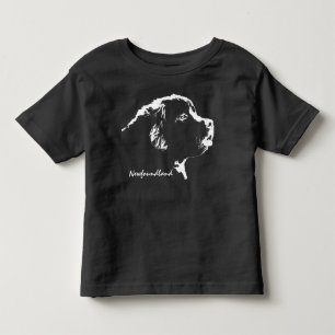 Toddler Newfoundland Dog Hoodie Baby Dog Hoodie T-shirt