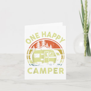 Toddler One Happy Camper Mom Dad Funny Rv Camping Card