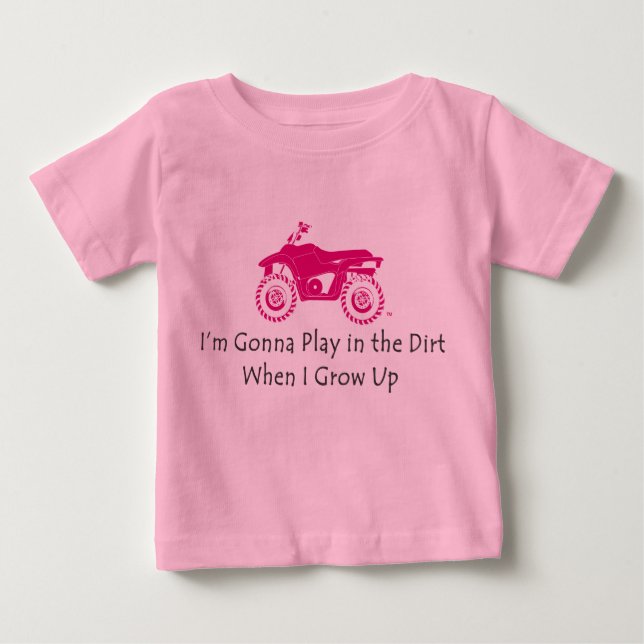 toddler pink atv quad shirt (Front)