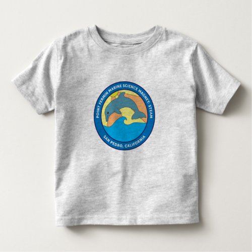 Toddler Point Fermin Elementary Logo Light Gray Toddler T_shirt