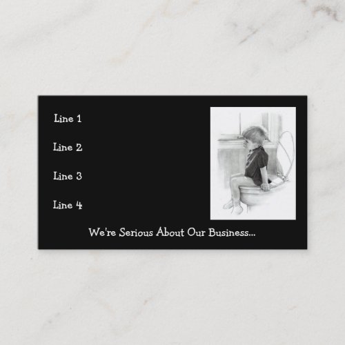 TODDLER, POTTY BUSINESS CARDS