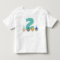 Toddler Puppy Party, Dog Party Birthday Shirt