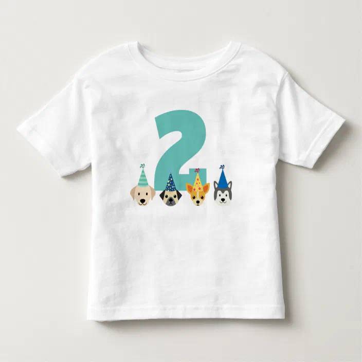 Dog Birthday Party Theme Any number 1st Bulldog 4th Pup Pawty 3rd 2nd Puppy Party 5th Birthday Boys PUPPY PAW-TY Birthday Shirt