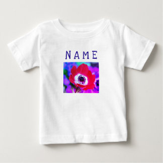 Toddler Ruffle Tee HAPPY SEED KIDS POPPY & NAME