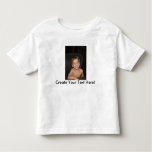 Toddler Shirt With Custom Picture And Text at Zazzle