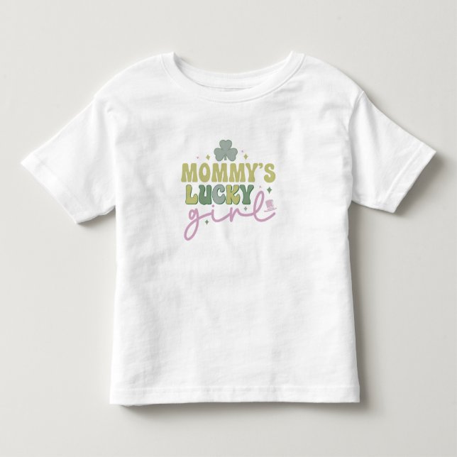 Toddler St. Patrick T-shirt - "Mama's Lucky Girl (Front)
