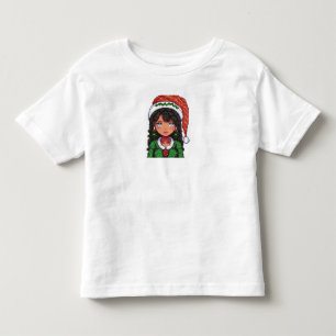 Toddler T-shirt Christmas girl 