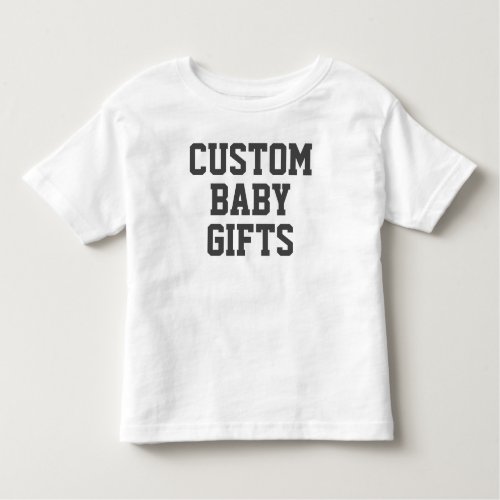 Toddler T_Shirt Custom Baby Gifts Blank Template