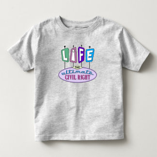 Toddler t-shirt with a retro design.