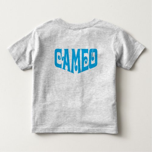 Toddler T_shirt with Blue Cameo Logo