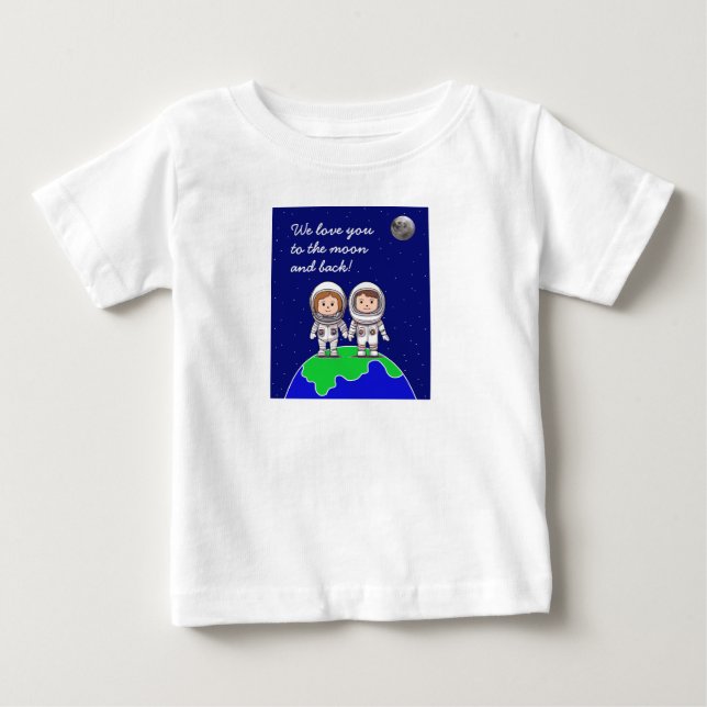 Toddler T- shirt with Mom and Dad by Jo Images (Front)