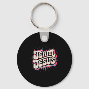 Toddler Team Jesus Family Matching Christian Faith Keychain