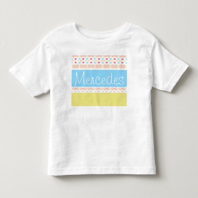 Toddler Tee For Mercedes Or You (Front)