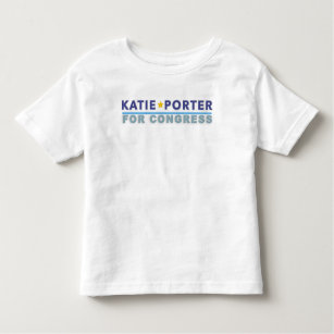 Toddler tee shirt Katie Porter for Congress