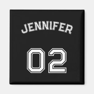 Toddler Teen Girl Name Jersey Number Nk Srts  Magnet