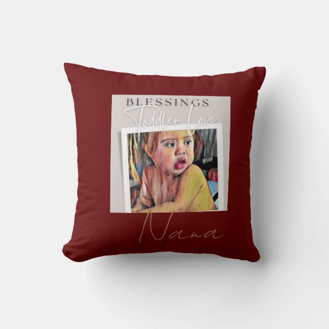 Toddler       throw pillow (Front)